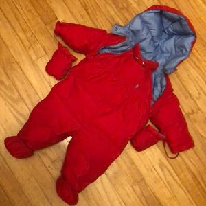 Ralph Lauren down snowsuit 3-12m